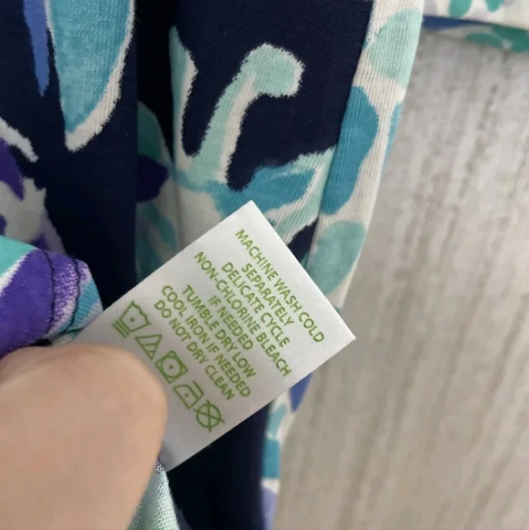 NWT Lilly Pulitzer Size Medium Hollee Dress In Bright Navy Alotta Colada - Picture 6 of 12